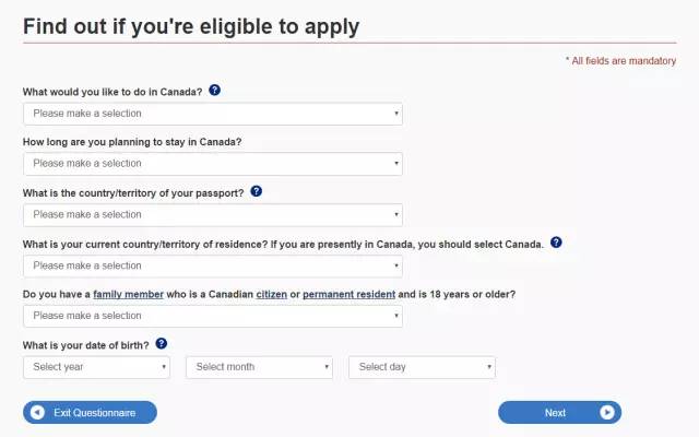 加拿大签证网申全攻略