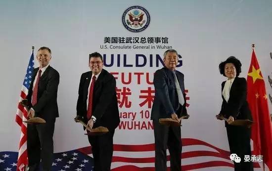美国驻武汉总领馆新址动工 新馆完工后可办理非移民签证